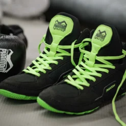 Ringerschuhe Phantom TACTIC - Neon -Boxing Bargain Shop Phantom Athletics Wrestling shoe Ringerschuhe Tactic Schwarz Neon Gruen 2