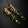 Schienbeinschutz Muay Thai - Limited Black Edition -Boxing Bargain Shop Phantom Kampfsport Schienbeinschoner Muay Thai Sak Yant Schwarz Gold Sparring Training 5