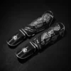 Schienbeinschutz Muay Thai - Limited Silver Edition -Boxing Bargain Shop Phantom Muay Thai Schienbeinschoner Schwarz Silber F r Training und Sparring 3 4