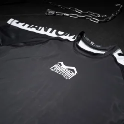 Rashguard EVO Apex - Kurzarm -Boxing Bargain Shop Phantom Athletics Apex Black Rashguard MMA Grappling Kampfsport