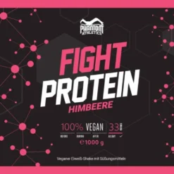 FIGHT Protein - Himbeere - 1000g -Boxing Bargain Shop Phantom Athletics Protein Raspberry fuer Regeneration und Training