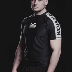 Rashguard EVO Apex - Kurzarm -Boxing Bargain Shop Phantom Athletics Rashguard Black Apex Thaiboxen Kampfsport Sport