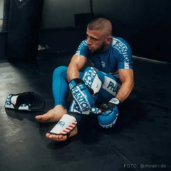 Schienbeinschutz APEX Striking - BLUE -Boxing Bargain Shop Phantom MMA Schienbeinschoner Striking 2