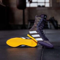 Boxschuhe ADIDAS Box Hog 4 - Lila -Boxing Bargain Shop boxschuhe adidas lila mit optimaler passform f r den kampfsport