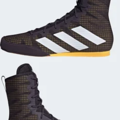 Boxschuhe ADIDAS Box Hog 4 - Lila -Boxing Bargain Shop lila boxschuhe von adidas mit perfektem grip f r den ring