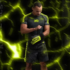 Fightshorts EVO Neon -Boxing Bargain Shop robuste fightshorts evo neon fuer grappling und muay thai