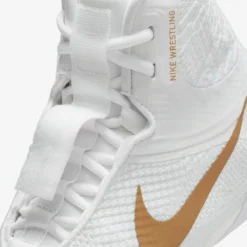 Ringerschuhe NIKE Tawa - Weiß/Gold -Boxing Bargain Shop tawa mens wrestling shoes 4sfLnK39